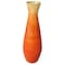 Uniquewise 24" Classic Bamboo Floor Vase Handmade, For Dining, Living Room, Entryway, Glossy Orange QI003242.S.OR - alternate 6